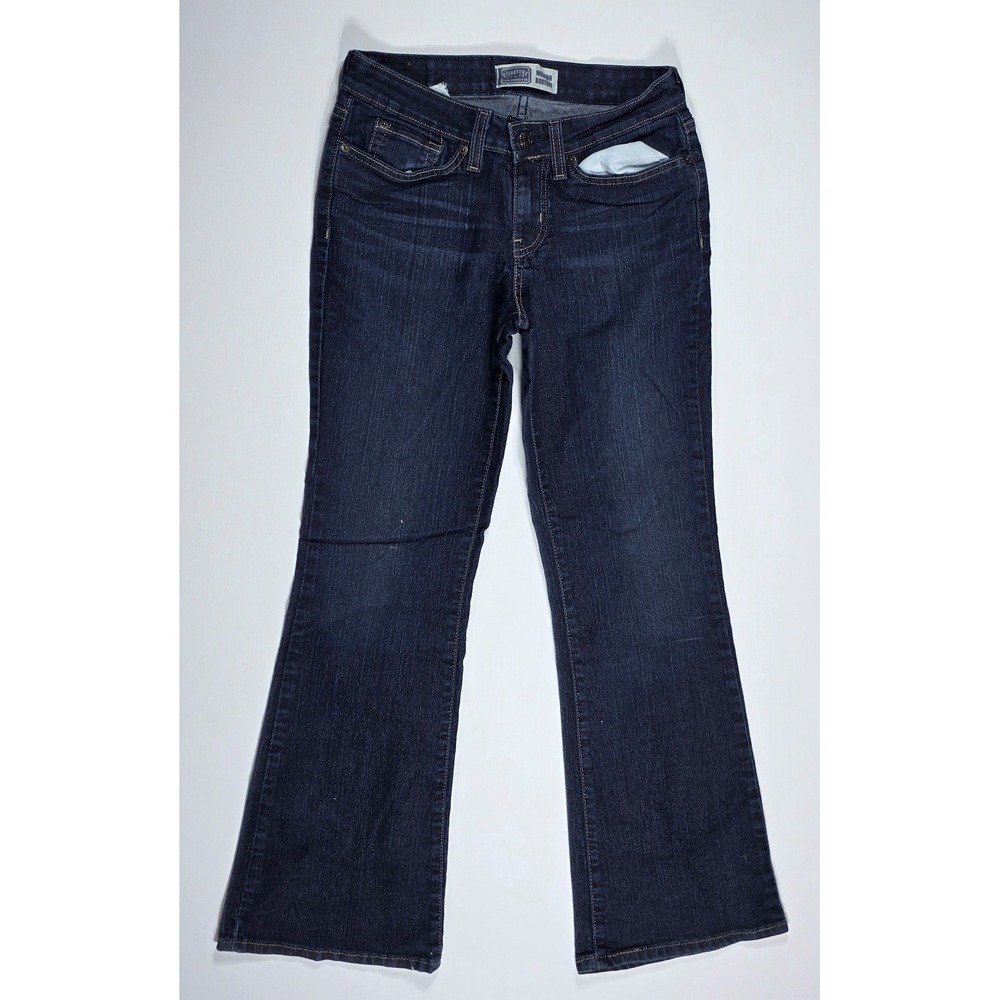 Signature by Levi Strauss & Co Womens Modern Bootcut Jeans Dark Wash Indigo 4 S